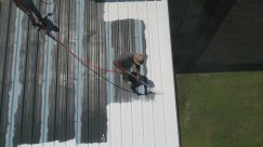 commercial roofing, commercial roof coating kenosha, protech services